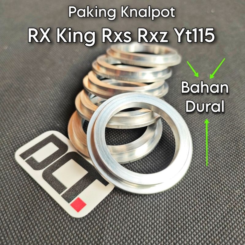 Rx King Rxz Rx พิเศษ Yt115 ปะเก็นไอเสียวัสดุอลูมิเนียมแข็ง Rx King Rxx พิเศษ Yt115 ปะเก็นท่อไอเสียวัสดุอลูมิเนียมแข็ง