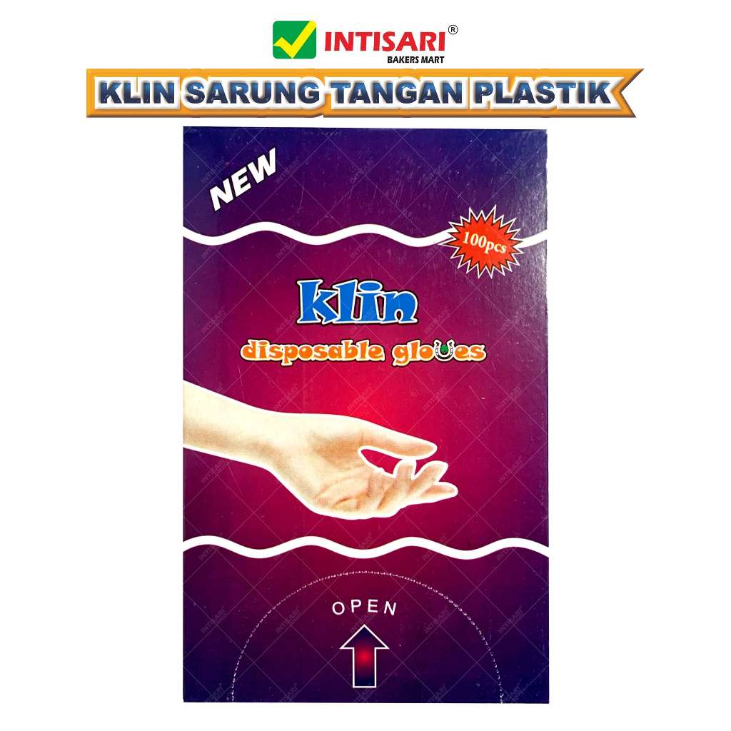 KLIN GLOVES พลาสติกถุงมือ