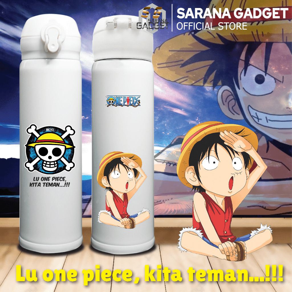 One PIECE LUFFY EDITION TUMBLER แก้วน้ําร้อนและเย็น ความจุ 450 มล. กันน้ํา