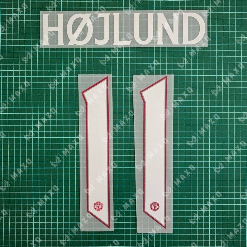 [ Nameset ] JERSEY MAN UNITED AWAY 2023 2024 CUP Ver HOJLUND