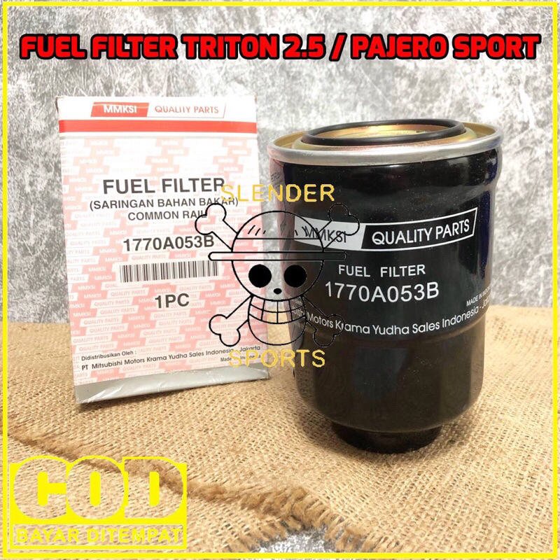 PAJERO FUEL FILTER - TRITON 2.5 ดีเซล FILTER KB4T 1770A53B L200