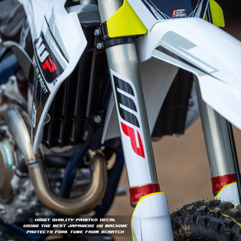 Upper Fork Decal Sticker USD WP Transparent Clear Shock Crf, Wr, Klx, Klx