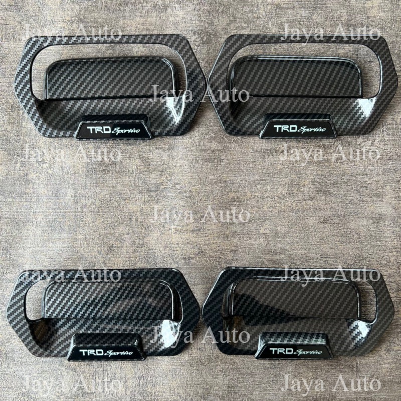 ฝาครอบถังมือจับด้านนอกเบนซินคาร์บอน VVTI Avanza Xenia Ayla Agya Package