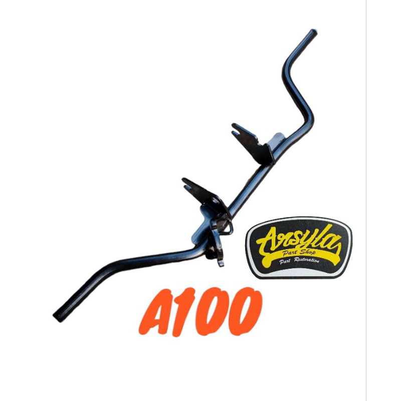 เหล็กพักเท้าหน้า kusteps หน้า suzuki a100 nos