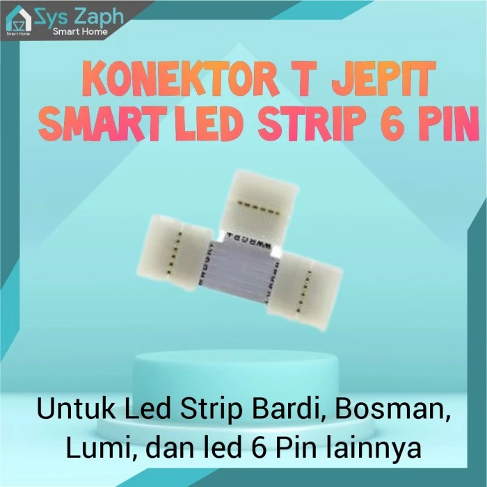 Tee Clamp Connector 6 Pin สมาร์ท LED Strip BARDI Philips WIZ Bosman Abit โดยไม่ต้องบัดกรี T การเชื่อ