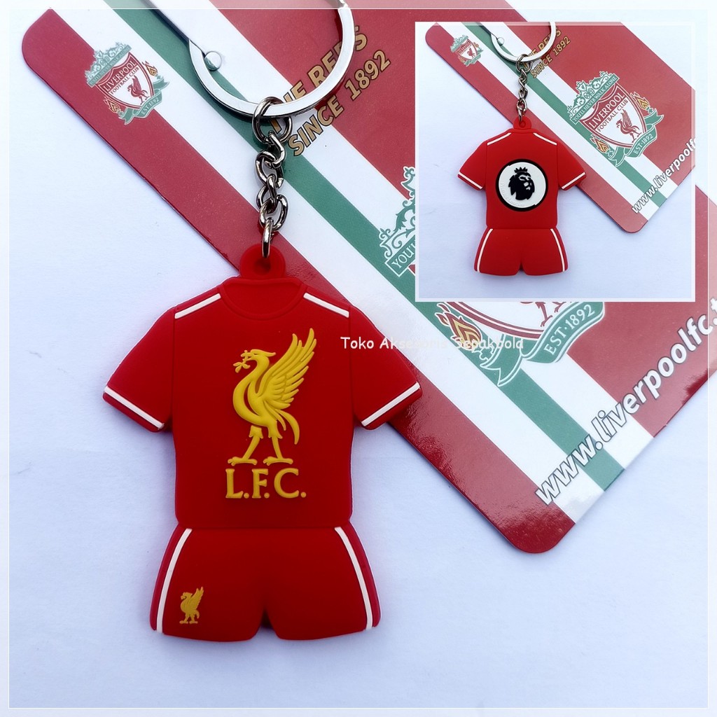 Gantungan Lfc Liverpool Club เสื้อกีฬาฟุตบอล พวงกุญแจ
