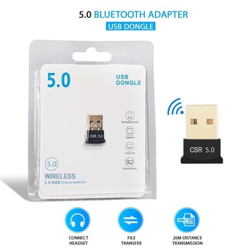 USB BLUETOOTH เวอร์ชัน 5.0 DONGLE - BLUETOOTH V5.0 USB DONGLE BQB 75270
