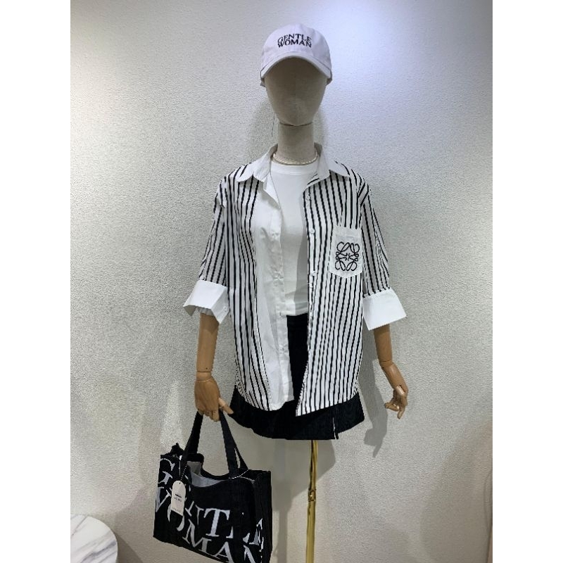 292361275 - เสื้อเชิ้ต L0ewe Strip