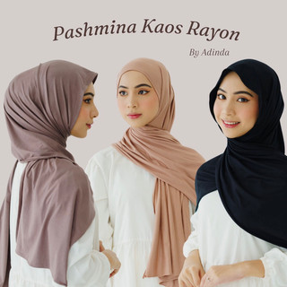 [ COD ] Pashmina Kaos Rayon Premium | Pasmina Kaos Polos Turkey Sahara Shawl Jahit Tepi