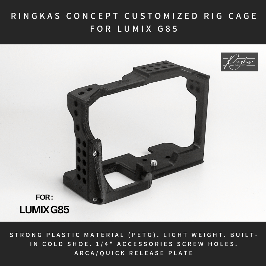 SMALLRIG Concept CONCEPT เคสกรง LUMIX G85 พร้อมเมาท์ขาตั้งกล้อง ปลดเร็ว อุปกรณ์เสริม สําหรับกล้องถ่ายรูป ขนาดเล็ก Panasonic LUMIX G85