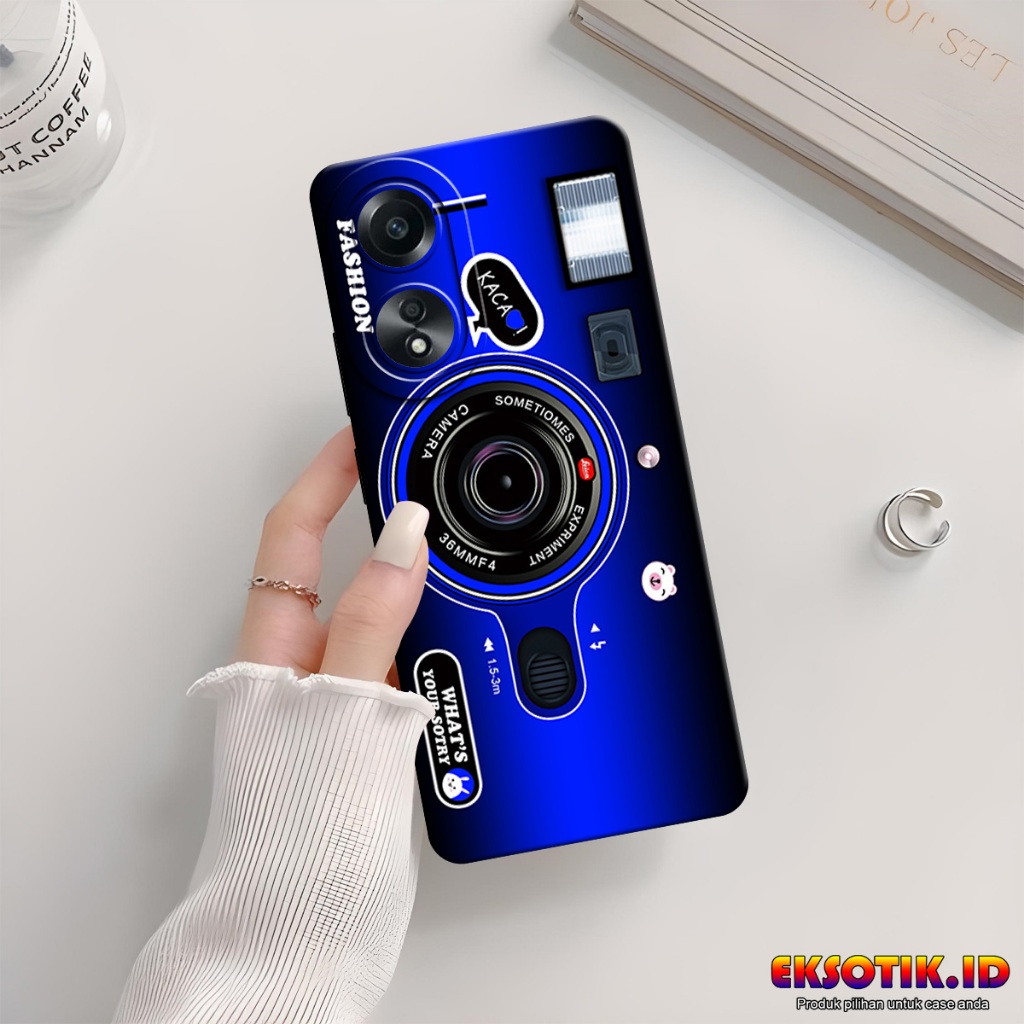 OPPO A58 4GกรณีEksotik.id OPPO A58 4GปลอกOPPO A58 4Gซิลิโคนโทรศัพท์มือถือผิวอุปกรณ์เสริมOPPO A58 4G 