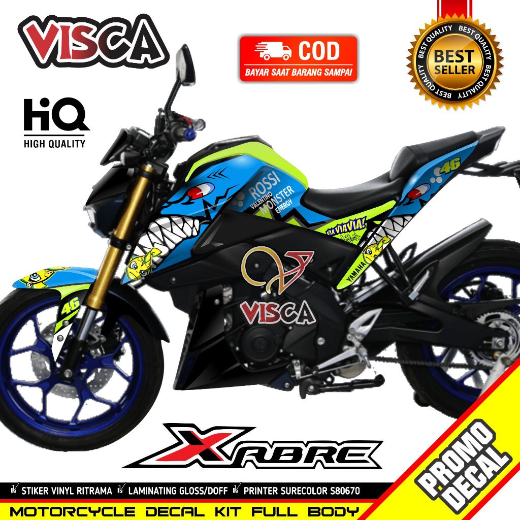 Xabre Decal Full Body Xabre Decal Xabre สติกเกอร์ Full Body Striping Xabre Variation Decal โฮโลแกรม 