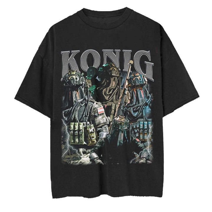 เสื้อยืดตัวละคร Konig Premium Oversize