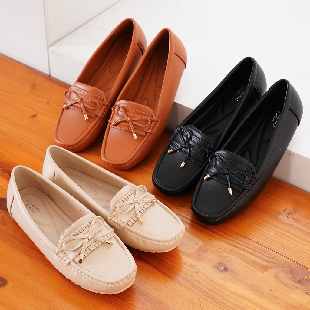 Gabino Womens Flat Moccasin Slip On Casual Shoes Natu - O1DA3009