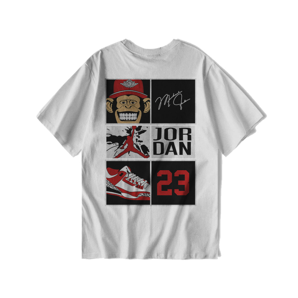 เสื้อยืด distro Unisex สําหรับผู้ชายและผู้หญิง AIR JORDAN V3 || 100% COTTON COMBED 24s PREMIUM