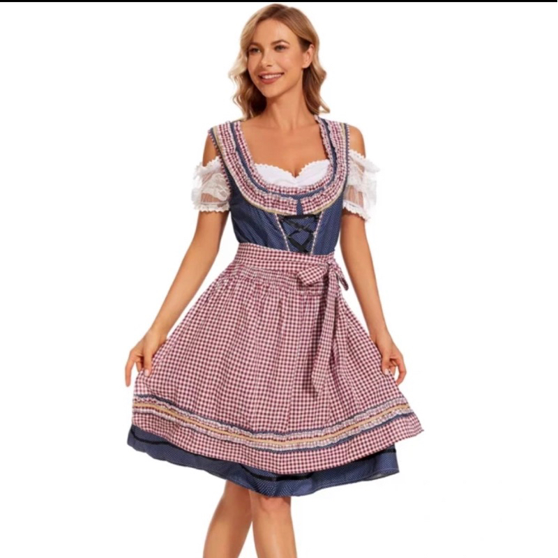 โจโจ้คิดส์ | ว-2350 | ชุดเยอรมันสําหรับผู้ใหญ่ผู้หญิงฮาโลวีน | เครื่องแต่งกายเยอรมนี octoberfest ผู้