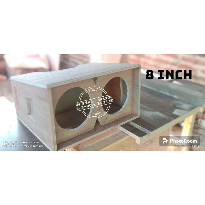 LINE ARRAY DOUBLE 8 INCH SPEAKER BOX 12 mm PLYWOOD THICKNESS