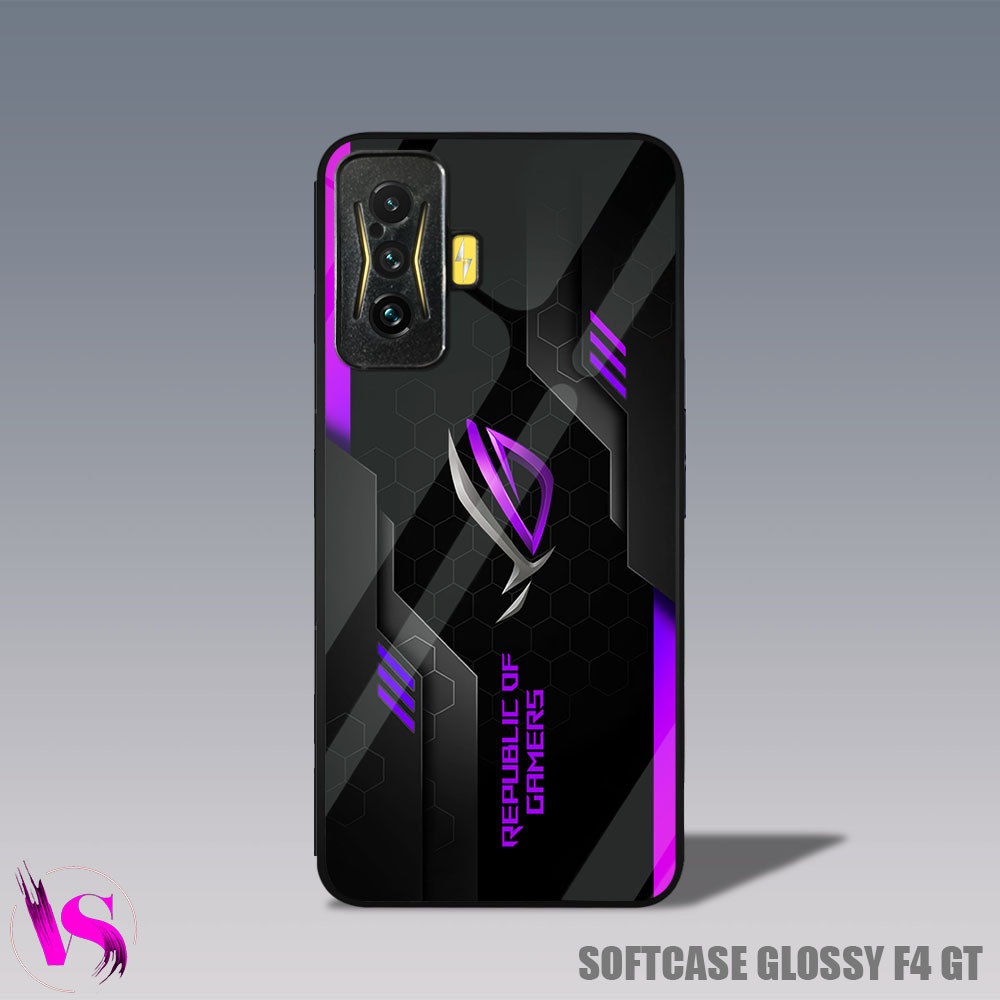 เคสนิ่ม Glossy Poco F4 GT | เคส F4GT |VN40| เคส Poco F4 | ซิลิโคนกากเพชร | เกมกระจกซิลิคอนกลิตเตอร์ 