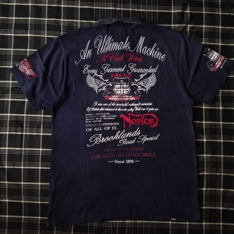 เสื้อโปโล Norton Navy Full Design