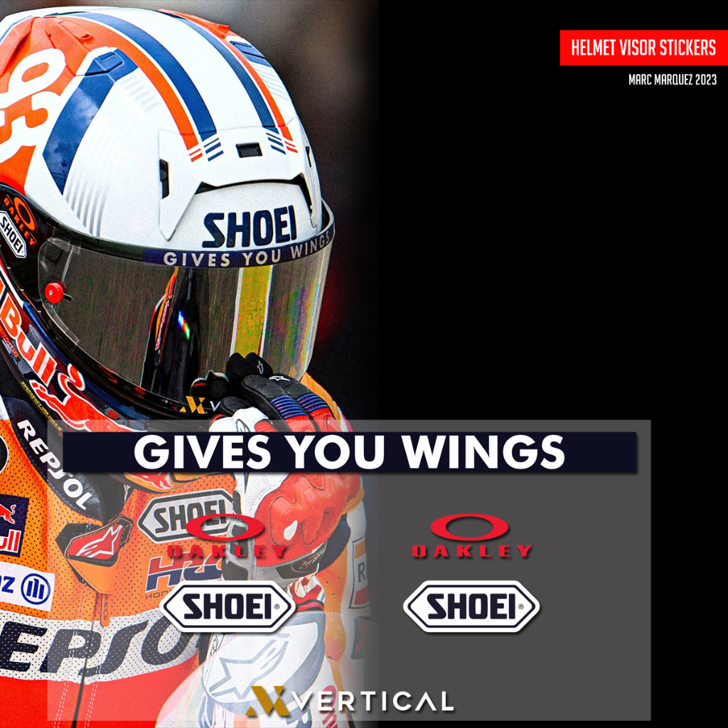 MM93 2023 สติ๊กเกอร์ติดหมวกกันน็อค