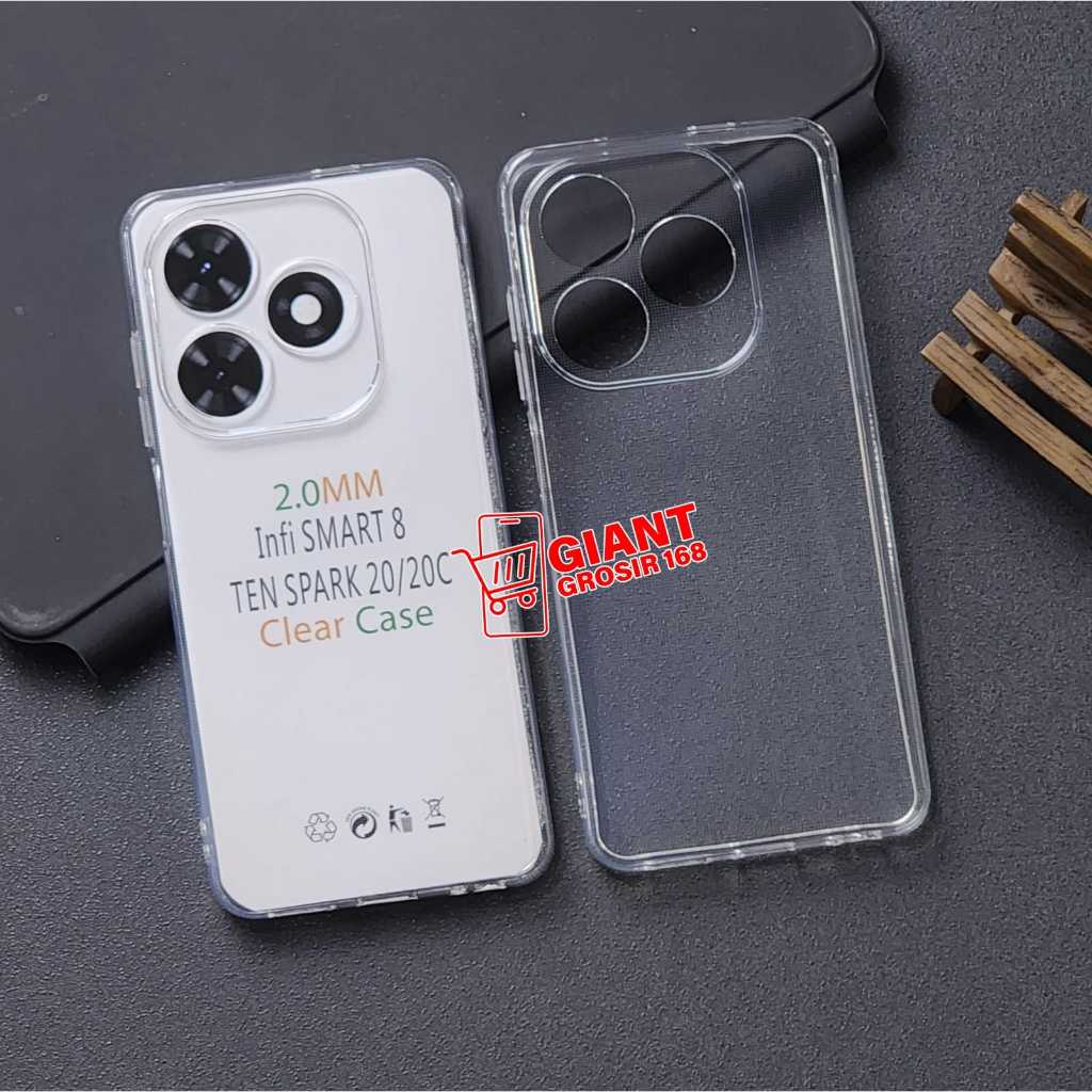 Clear Softcase Infinix Smart 8 Infinix Smart 8 Pro Infinix Smart 8 Plus Infinix Hot 40i Clear Case 2
