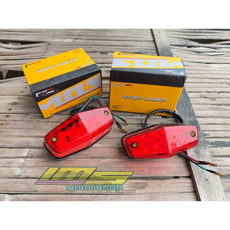 Merah Stop Lamp Cb รุ่น Bsa led Cb Stop Lamp Bsa led ควันแดง