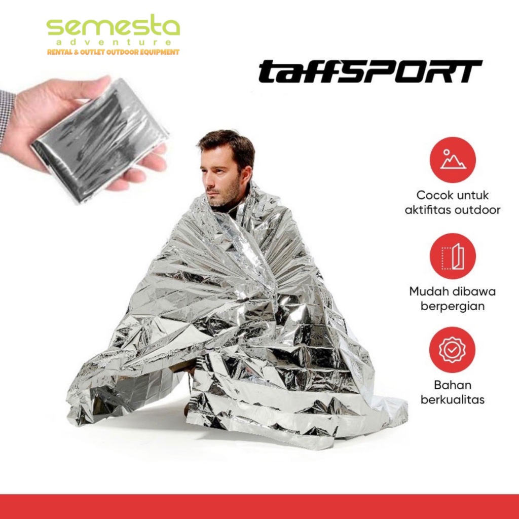 EMERGENCY BLANKET THERMAL TAFFSPORT EMERGENCY BLANKET