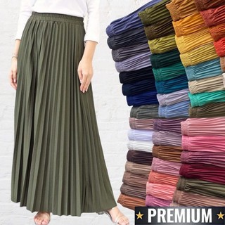 Rok Plisket PREMIUM MAYUNG Lipatan Besar Best Quality Rok Bawahan Jumbo Termurah