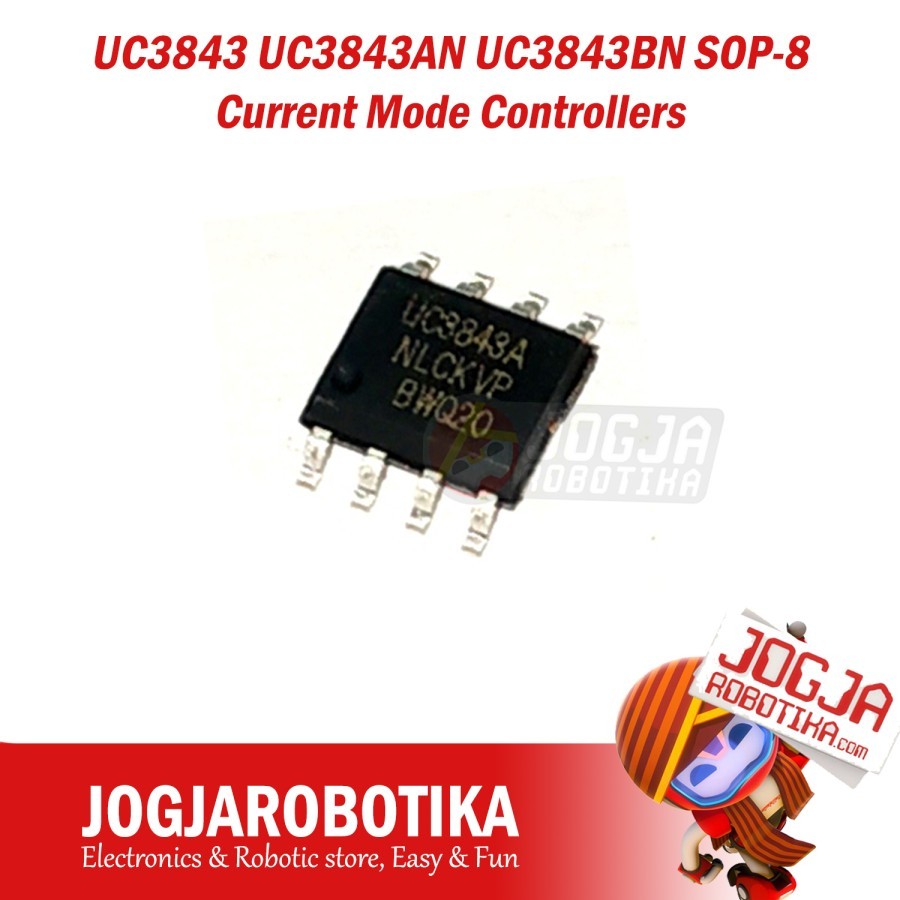 UC3843 UC3843AN UC3843BN UC 3843 AN SOP-8 SMD โหมดปัจจุบันคอนโทรลเลอร์