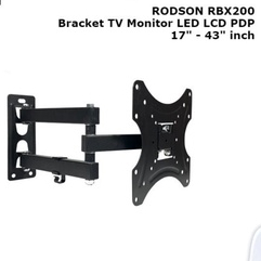 ขายึดทีวี Rodson RBX200 21-43 นิ้ว แบบเอียง รุ่นหมุนได้ LED LCD Monitor Bracket