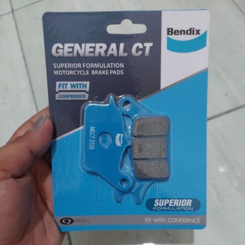 ผ้าเบรคหน้า BENDIX MD27 Burgman Street Avenis125 Nex crossover Vario110 125 150 BEAT SCOOPY Nex2 Var