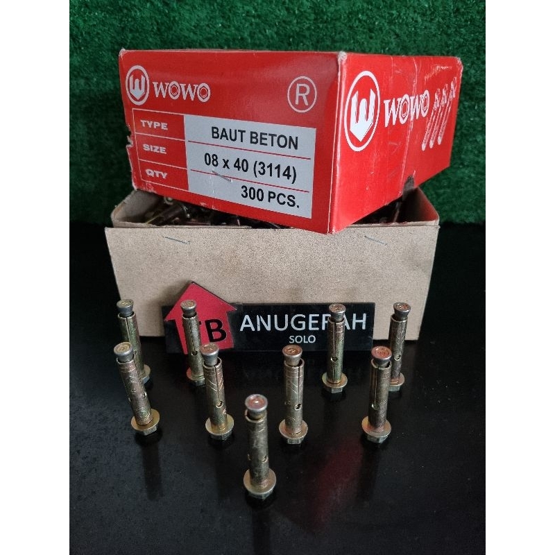 DYNABOLT Wowo DynaBolt 8x40 - 8x40 Wowo สลักเกลียวฝัง