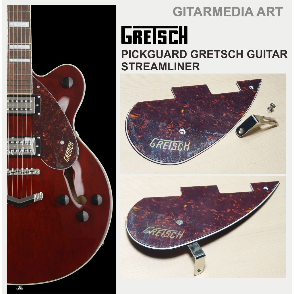 ปิ๊กการ์ดกีตาร์ โฮลโลว์บอดี้ GRETSCH STREAM LINER