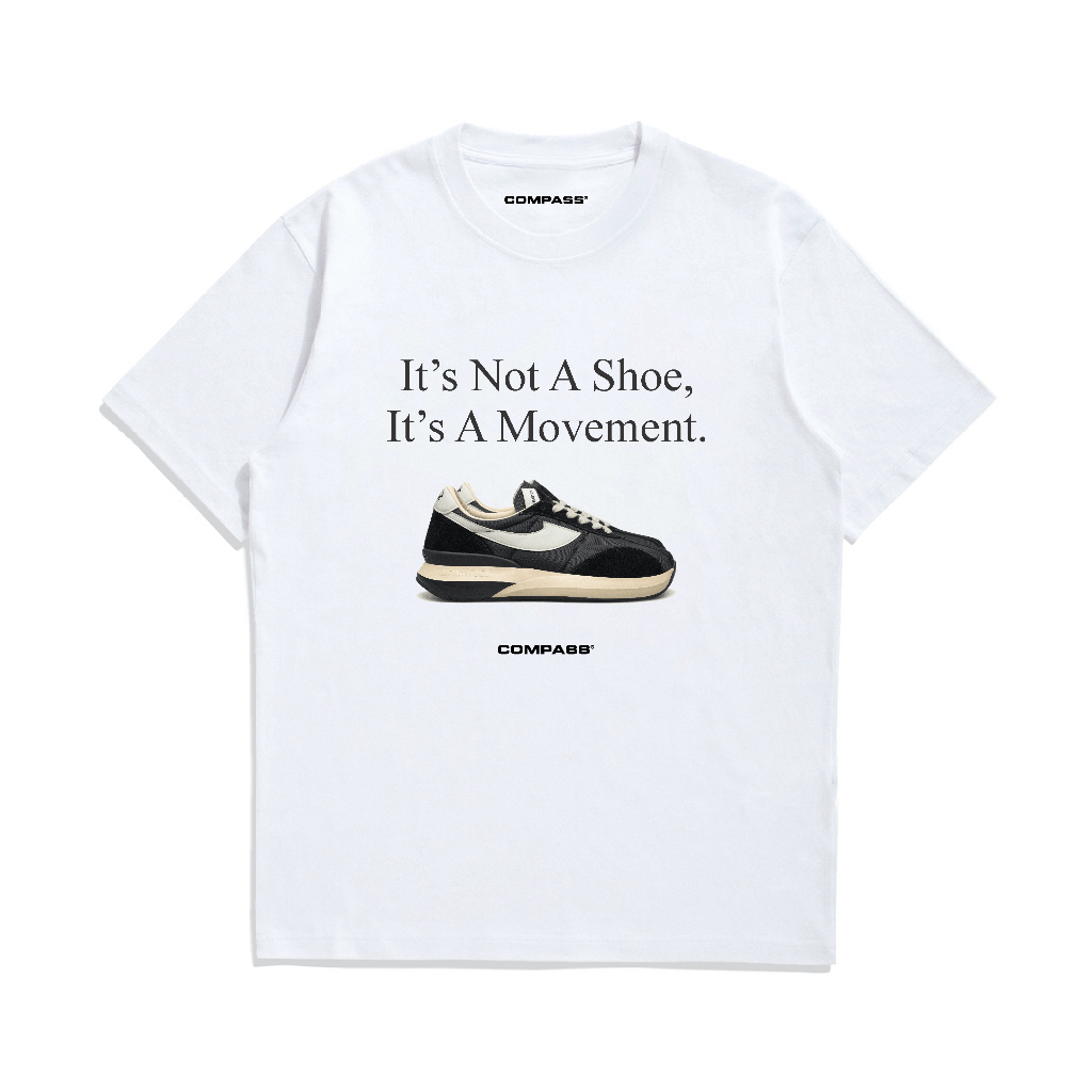 Compass Tshirt Velocity Black Shoes