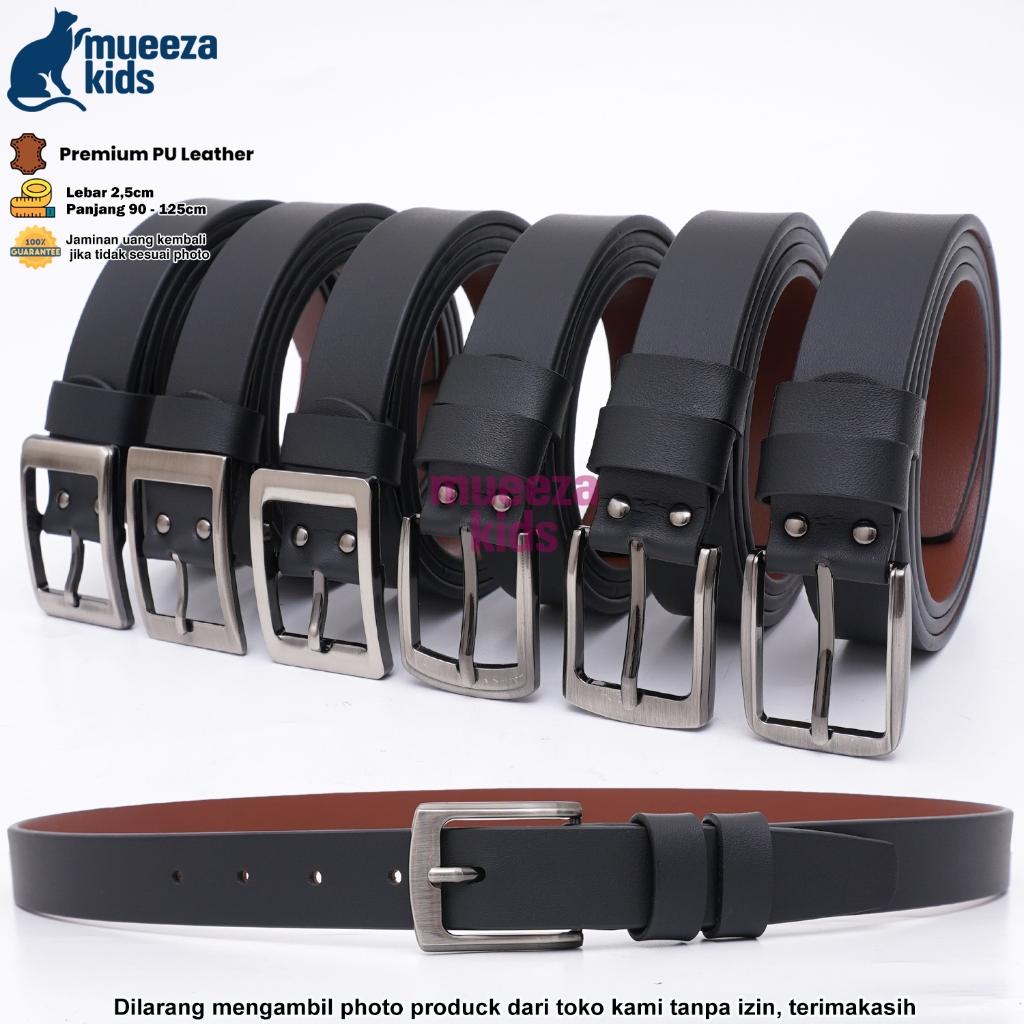 Maystar Kids Childrens Belts เข็มขัดหนังสําหรับเด็กนักเรียน MKKS L3cm