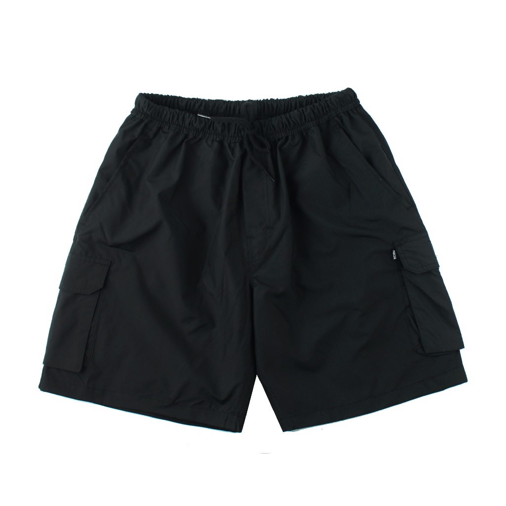 กางเกงร่มชูชีพ Rown Division || กางเกงขาสั้นสีดํา Sane