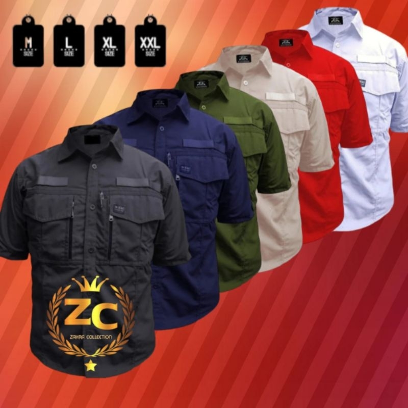 Kemeja W~tac SHORT SLEEVED SHIRT PRODUCT [มี 7 สี]