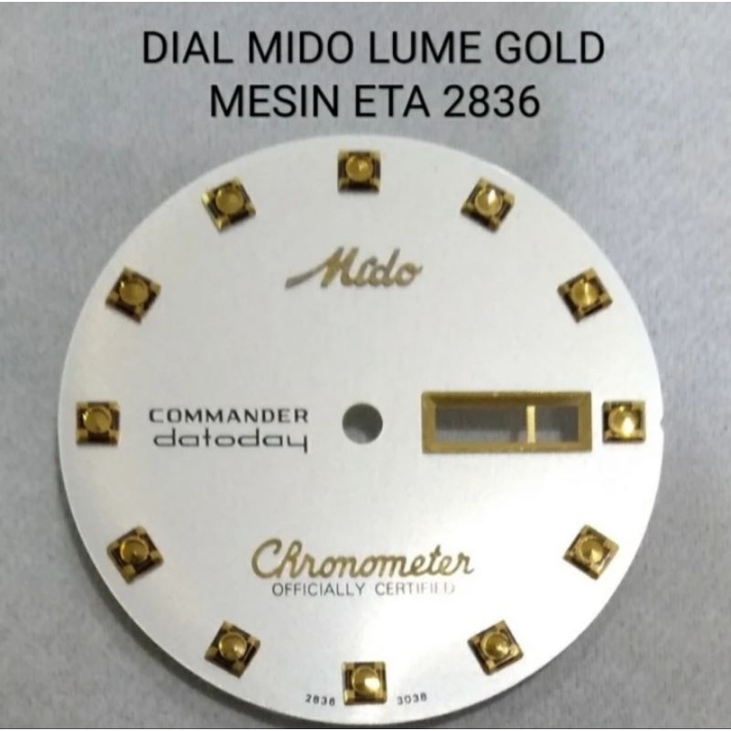 นาฬิกาข้อมือ MIDO COMMANDER &amp; CHRONOMETER นําเข้า คุณภาพดี