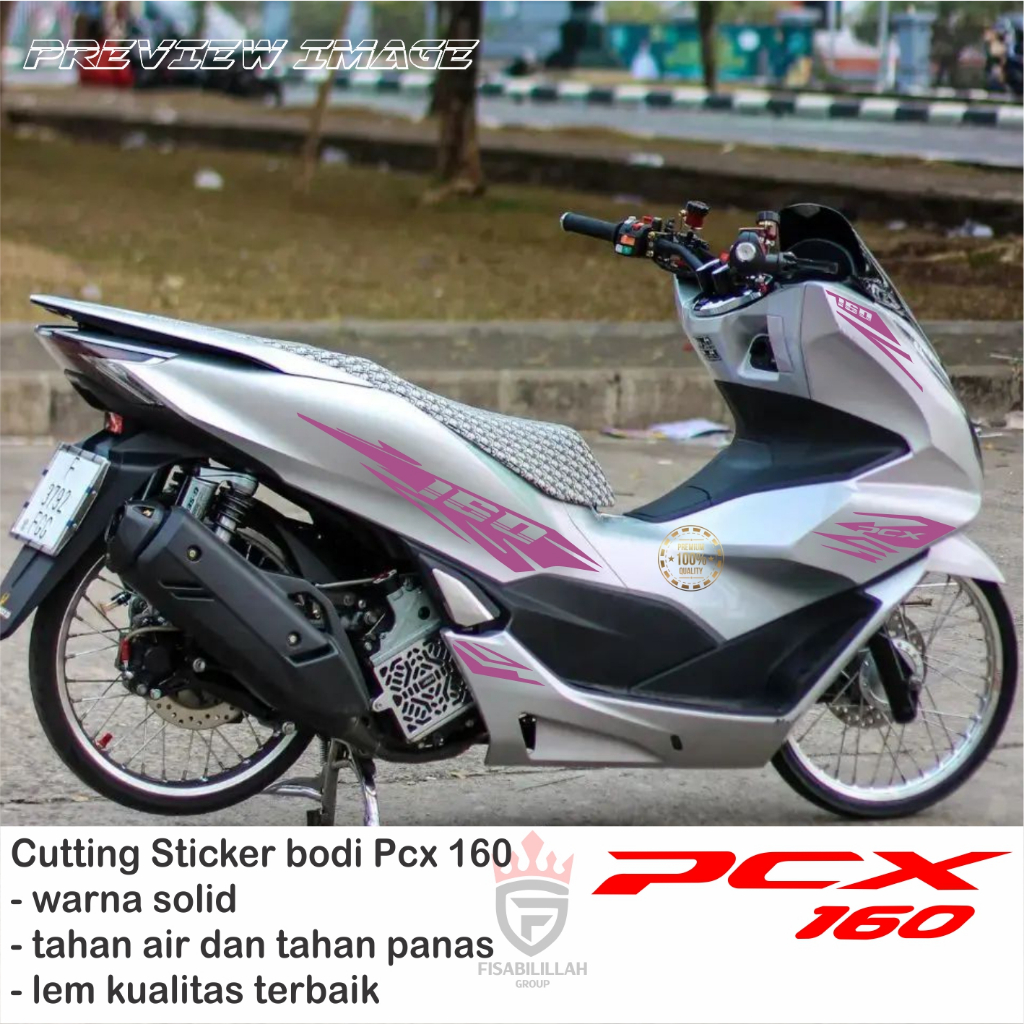 สติ๊กเกอร์ตัดมอเตอร์ไซค์ Honda PCX 160, PCX 160 แถบมอเตอร์ไซค์ - รูปที่ 7