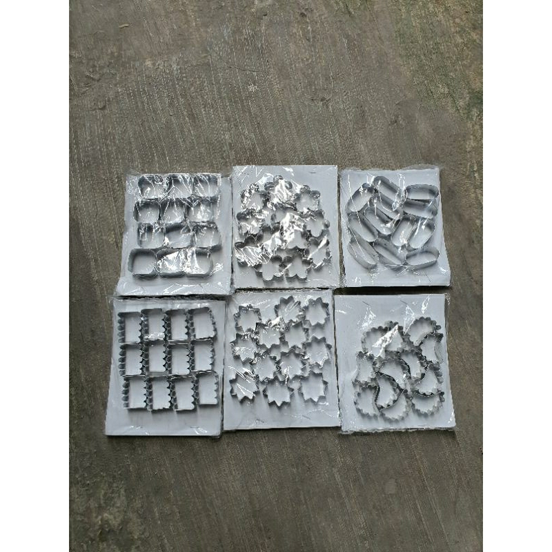 6 Motif Aluminium Package Printing / Cookie Printing / Bangkit Cake Printing