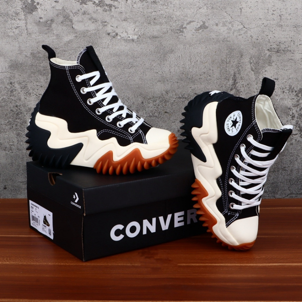 Converse Run Star Motion Hike Shoes Black/White/Gum/Light Twine/Ombre/ Genuine "UNISEX"