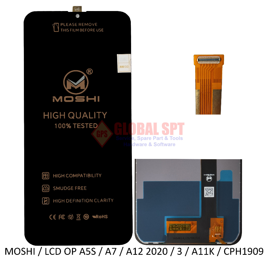Moshi หน้าจอสัมผัส lcd สําหรับ OPPO A5S A7 A12 2020 3 A11K CPH1909