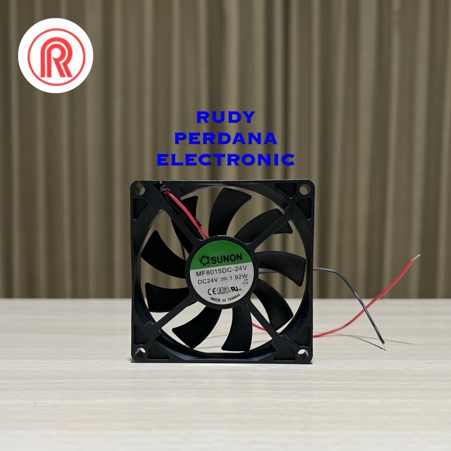พัดลม DC FAN 24V 24 VOLT 8CM 8 CM THIN