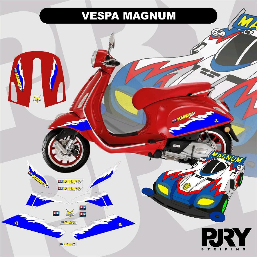 Vespa MAGNUM แถบฉีกขาด TAMIYA