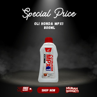 Oli Motor Bebek Honda MPX1 10W-30 800ml Honda MPX1 Oil 0.8 Liter