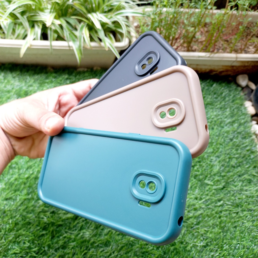 Samsung Galaxy J2 Pro 2018 Softcase Premium Oval Matte เคส Samsung SM-J250F SM-J250G SM-J250F SM-J25