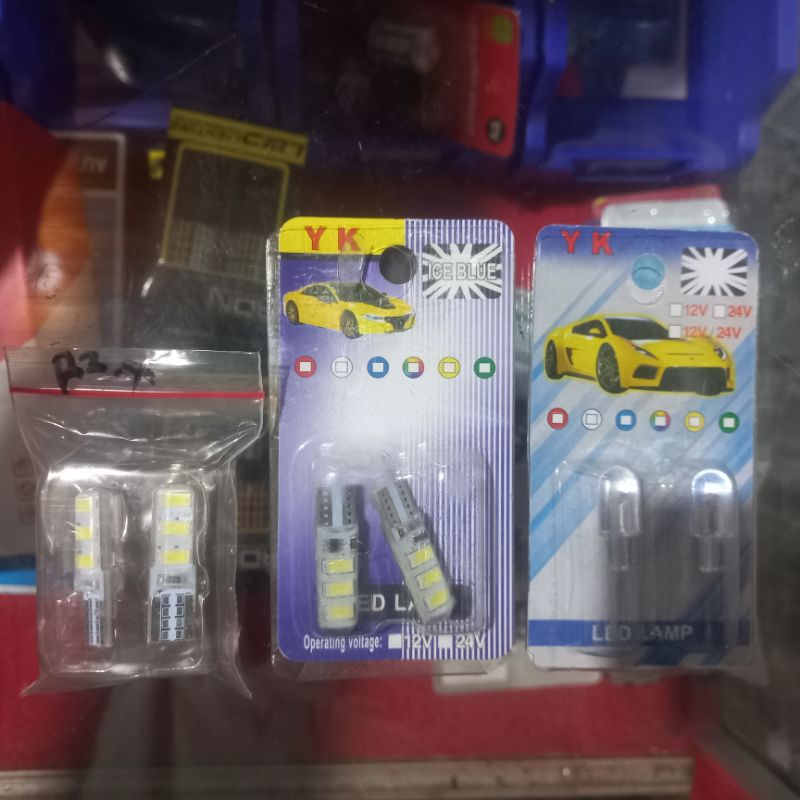 T10 หลอดไฟซ็อกเก็ต LED รถยนต์/รถจักรยานยนต์