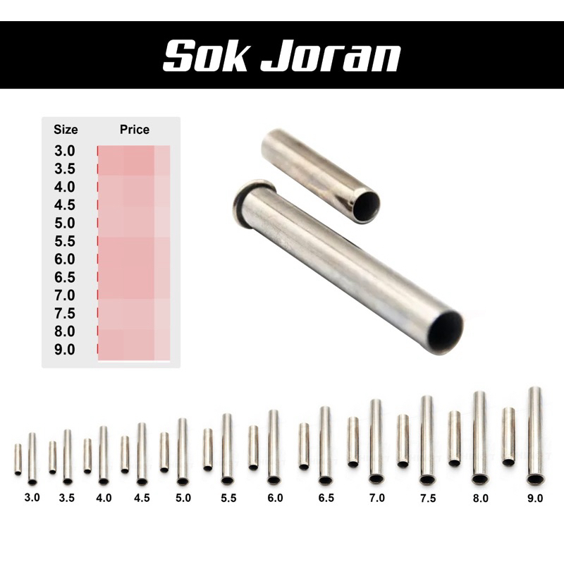 SOCK / ซ็อกเก็ต / ซ็อกเก็ต / ขั้วต่อขั้วต่อก้านสแตนเลส