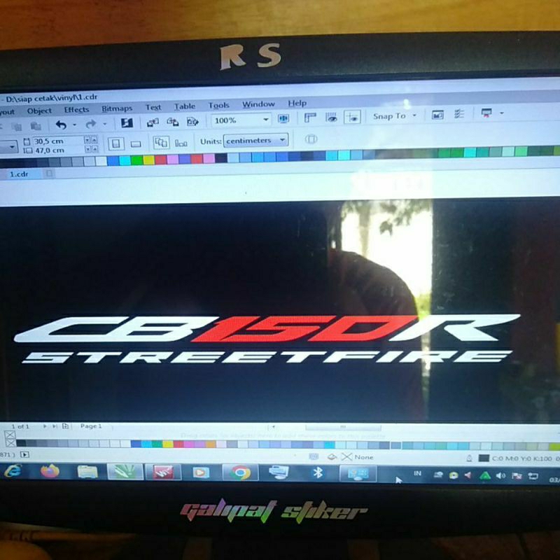 สติ๊กเกอร์ Cb150r***