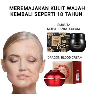 Paket Pelembab Wajah Memutihkan sekaligus Meremajakan Kulit Dragon Blood Cream , Sijiyuta Moisturizing